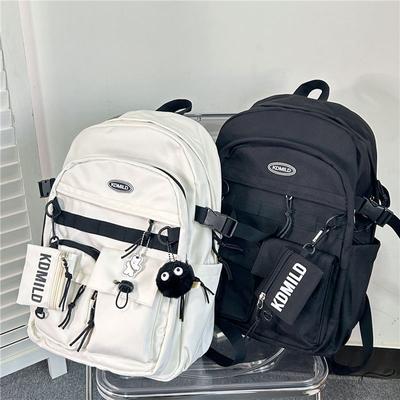 Unisex Versatile Workwear Backpack for Female Students Large Capacity Japanese Backpack, Travel Backpack for Male Students