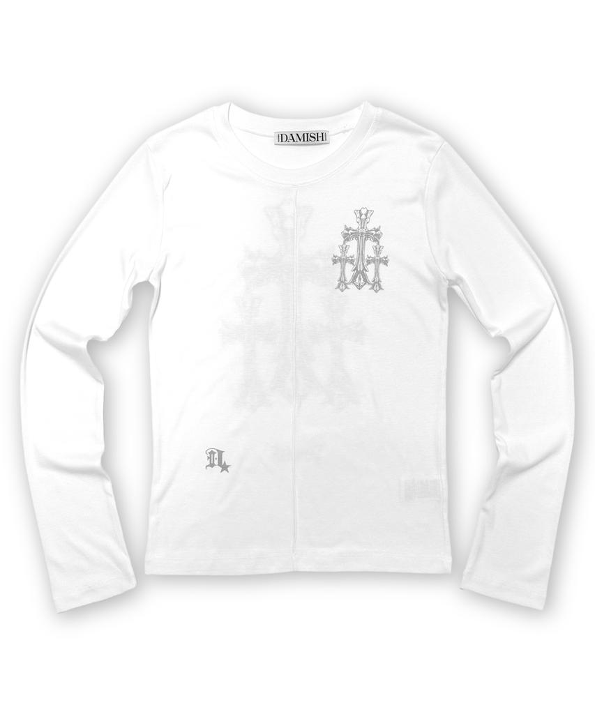 Damiswi Triple Cross Long Sleeve_White