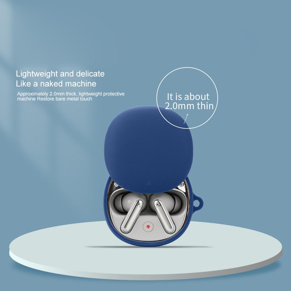 For iFLYBUDS Pro 3 Protective Case Bluetooth-Compatible Earbuds Silicone Cover with Hook