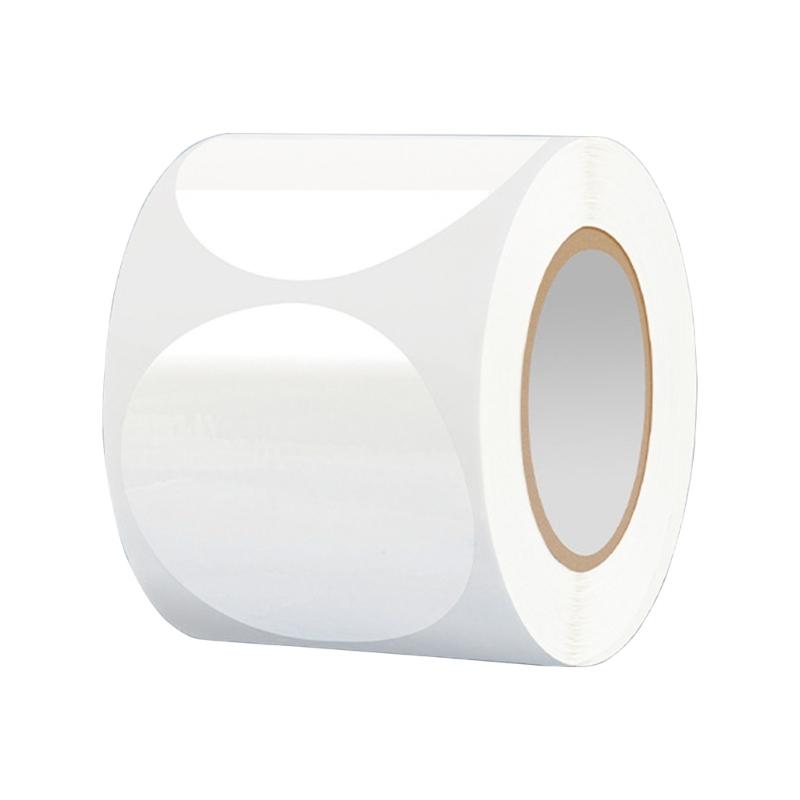 500 Buc. Autocolante Transparente Rotunde de Sigiliu Autocolant PVC Adeziv Etichete de Ambalaj pentru Sigilarea Plicurilor, Cărților, Ambalajelor Cutiei Poștale