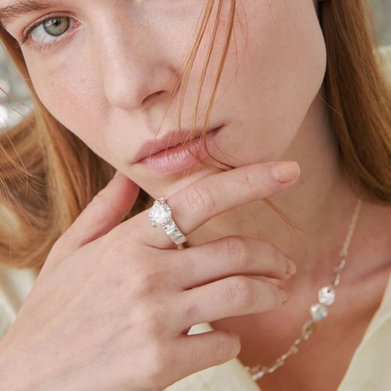 Third Movement Crystal Cocktail Ring