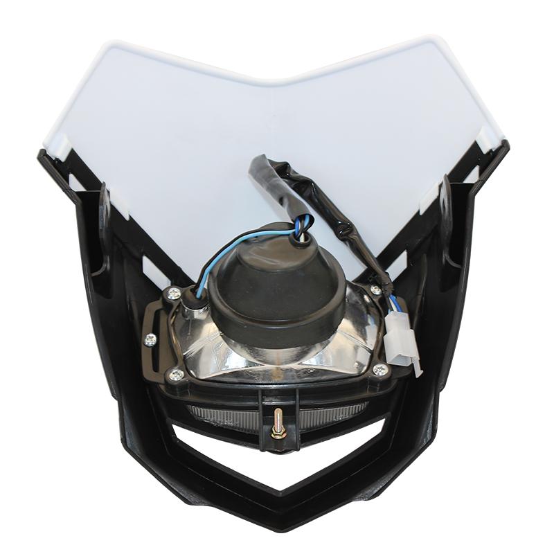 Pit Bike Headlight Panel H4 35W Head Light For Yamaha YZ YZF WR WRF Headlamp Motocross Accessories Enduro Motorcycle Headlight