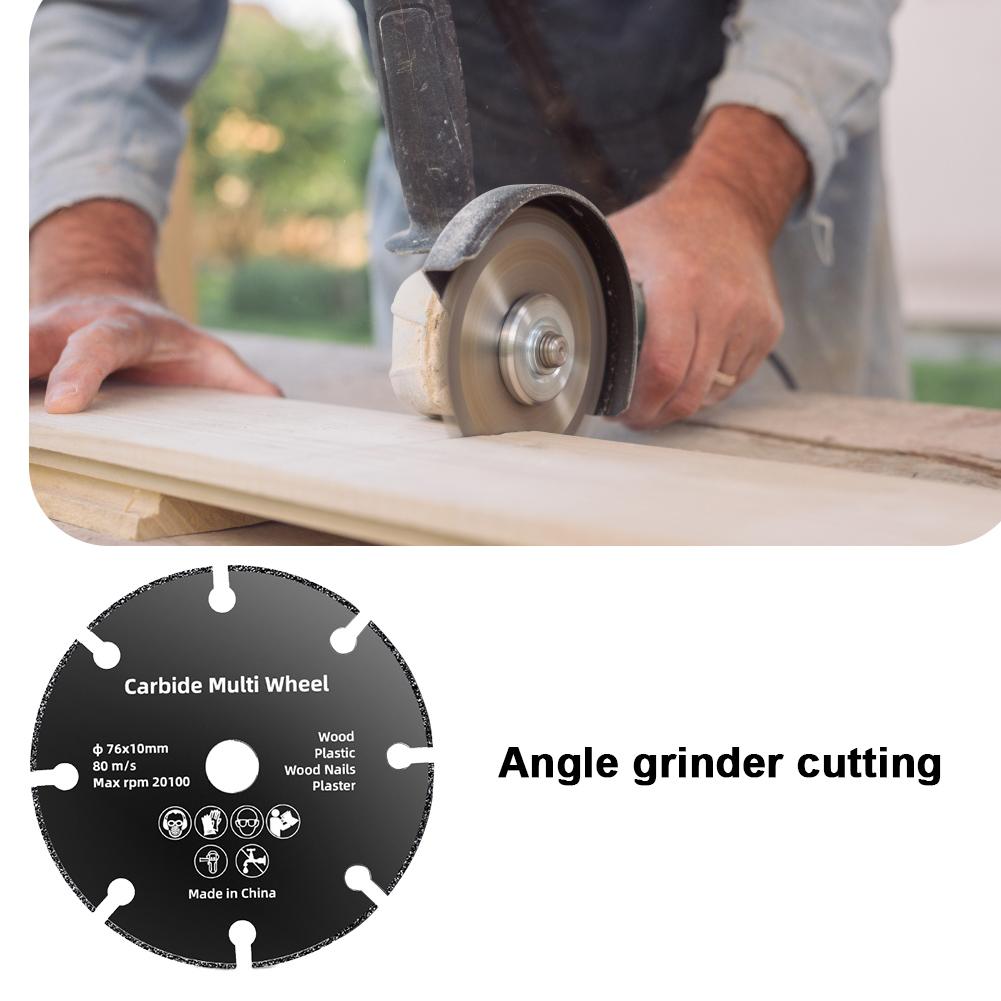 1-10PCS Glass Cutting Disc 76mm Metal Stainless Steel Saw Blade Diamond Jade Wine Bottle Ceramic Polish Angle Grinder Machine