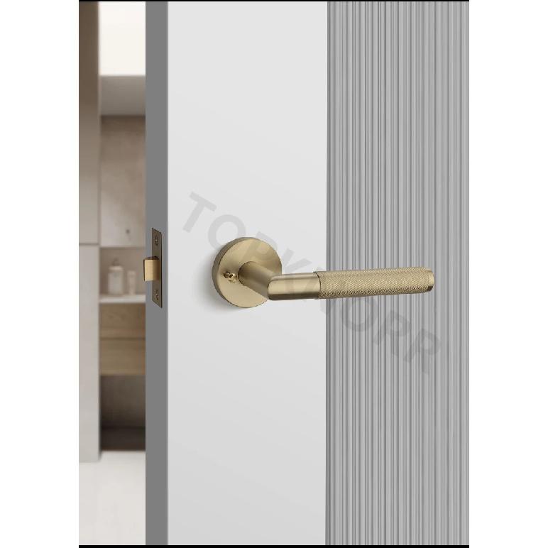 Bathroom Door Lock Indoor Bathroom 304 Stainless Steel Door Handle Wooden Door Bathroom Lock Privacy Door Lock Doorknob Bedroom
