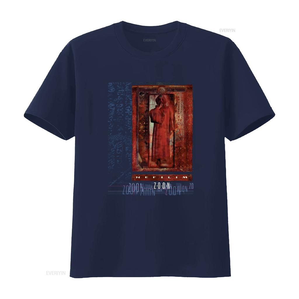 Nefilim Zoon 1996 Album Cover T-Shirt Vintage Atmungsaktiv Leicht Designer Kleidung Vielseitig Grafik Vintage