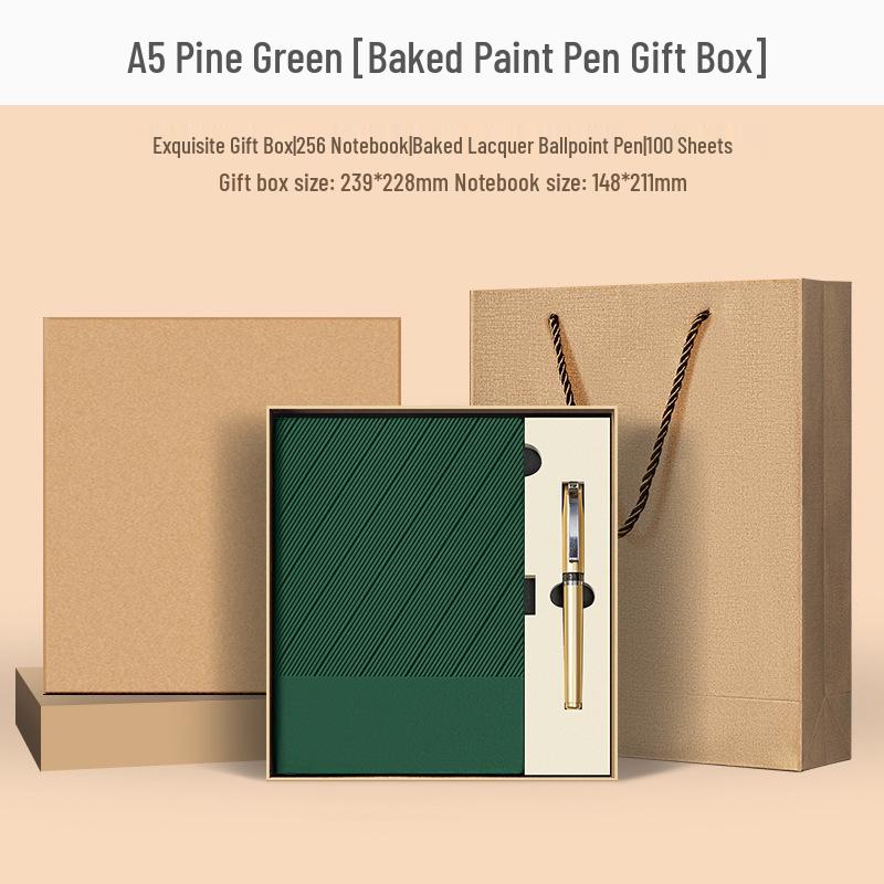 

Custom Business Gift Set: Elegant Soft Leather Notebook, Pen, and Insulated Cup