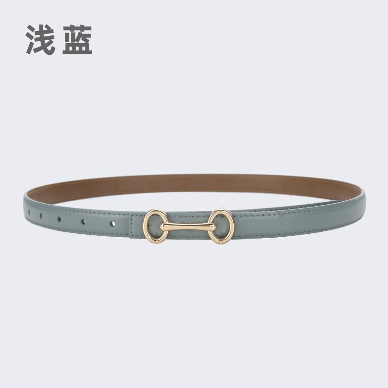 Four Seasons Available New Leather Belt Women'S Simple Fashion Versatile Belt Women'S Jeans Western Pants Paired With Pants Belt