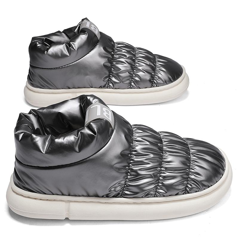 Cheap Winter Snow Boots For Men Warm Plush Mens Ankle Boot Outdoor Fur Slip On Casual Shoes Men Women Cotton Shoes Botas Hombre