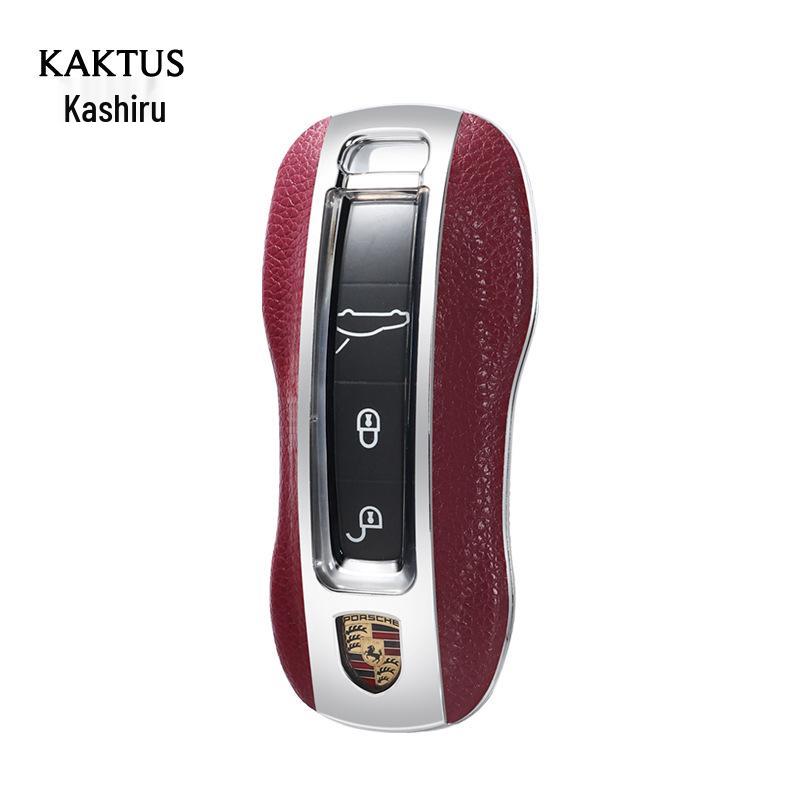 Premium Key Cover for 2024 Porsche Cayenne, Panamera, 911, 918 Model
