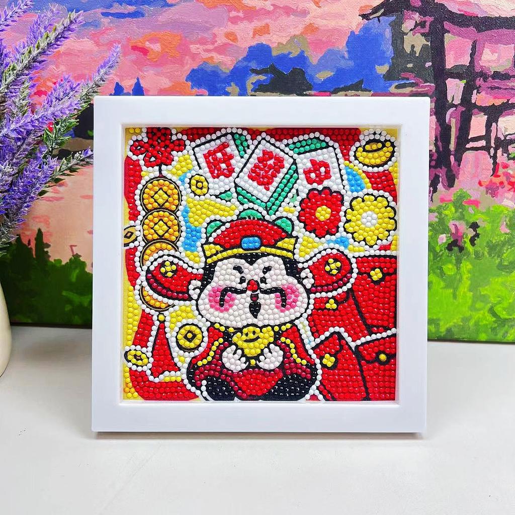 Free Shipping/Cartoon Diamond Painting Children'S Gift Handmade Cross Stitch Framed Diy Bedroom Sticker