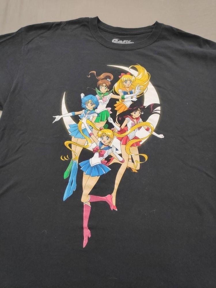 Sailor Moon Shirt Sailor Moon Anime Classic Style Black Unisex Shirt WA1799 Unisex T-Shirt M