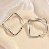 Exaggerated Big Hoop Earrings for Women Gold Color Hollow Square Geometric Statement Personality Hanging Earrings Cool Stuff