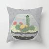 40/45/50cm Cactus Print Throw Pillow Cover Succulent Desert Plant Cushion Cover for Home Sofa Chair Pillow Cover