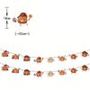 Pendant Flag Halloween Pumpkin Paper Art Party Scenes Layout Pennants Decoration