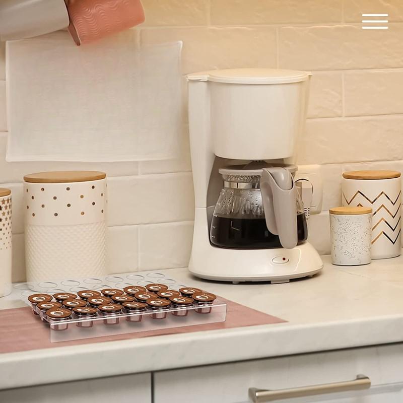 Coffee Accessories Container for Coffee Capsules Organizer Capsule Storage tray Coffe Coffeeware Kitchen Dining Bar Home Garden