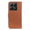 KHAZNEH For Xiaomi 14T Pro Wallet Case Cowhide Texture Leather Flip Phone Cover