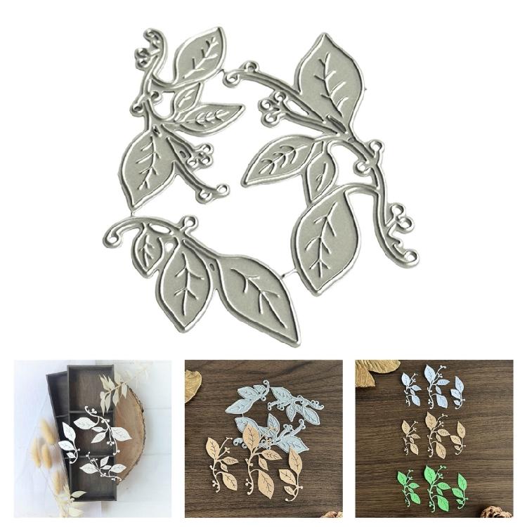 Leaves Cutting Dies Embossing Stencils  for Photo Journal Scrapbooking Card Decorations Carbon Steel Die Cuts