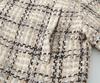 European & American Style Autumn Women's Casual Textured Short Jacket 9013118