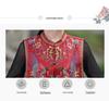 2025 Ethnic Style Women's Sleeveless Embroidered Floral Vest Cardigan