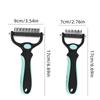 Pet Fur Knot Cutter Dog Grooming Shedding Tools Pet Cat Hair Removal Comb Brush Double Sided Pet Products Comb For Dog