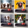 Cute Border Collie Pattern Tapestry Bedroom Living Room Tapestry Home Wall Decoration Tapestry