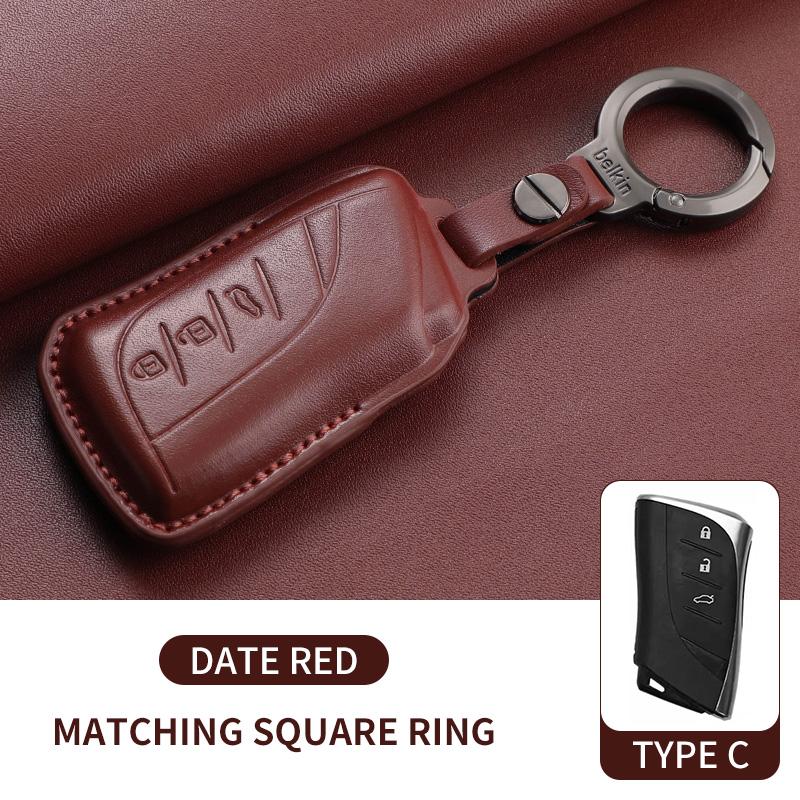 Auto Key Fob Case Housing Fit For Lexus Nx Gs Rx Is Es Gx Lx Rc Es300H Es200 Rx350 Rx300 Rx350H Nx260 Intelligent Key Fob Cover Key Ring Auto