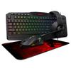 Backlit Gaming Gaming Large Gaming Mouse and Headset with Microphone Combo for PC Computer LeDragon RGB LED Backlit 104 Keyboard Mouse, Keyboard, Pad,