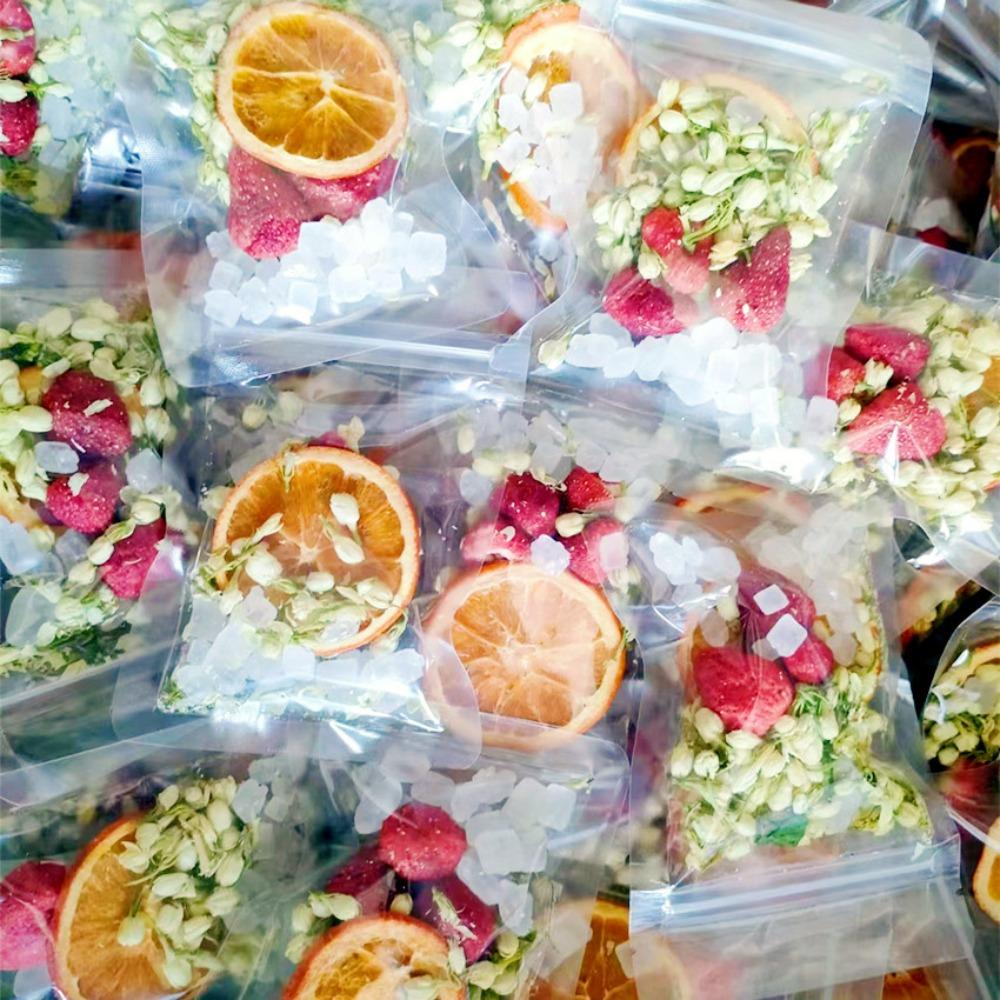 12pcs Kumquat Lemon Passion Fruit Loose Tea Independent Small Packaging Fragrant Freeze-dried Water Soaked Health Tea