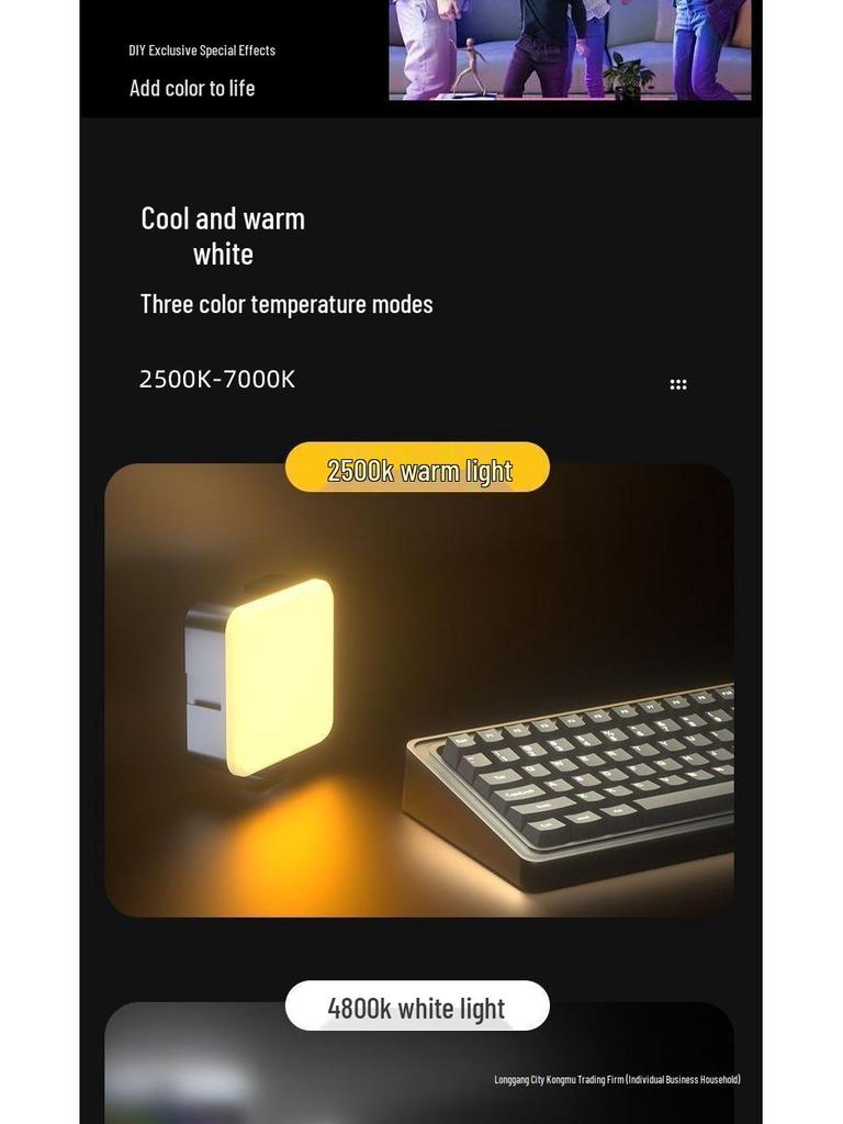 RGB Handheld Selfie Fill Light