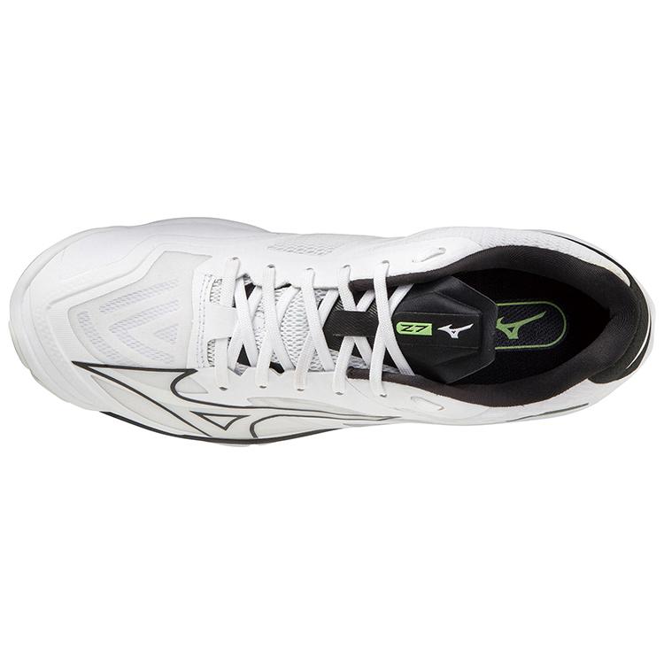 Mizuno Wave Lightning Z7 Synthetic Fiber Low top Volleyball Shoes Unisex White V1GA220009
