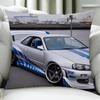 NNissanES GGGTRES Cool Car cushion cover Birthday Anniversary Gifts Double Sided Printed Zipper Cushion Cover
