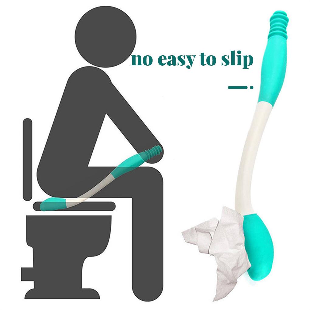 Handheld Toilet Aid Pregnant Women Long Reach Elderly Anal Safety Grippers Portable Poop Paper Paper Towel Household