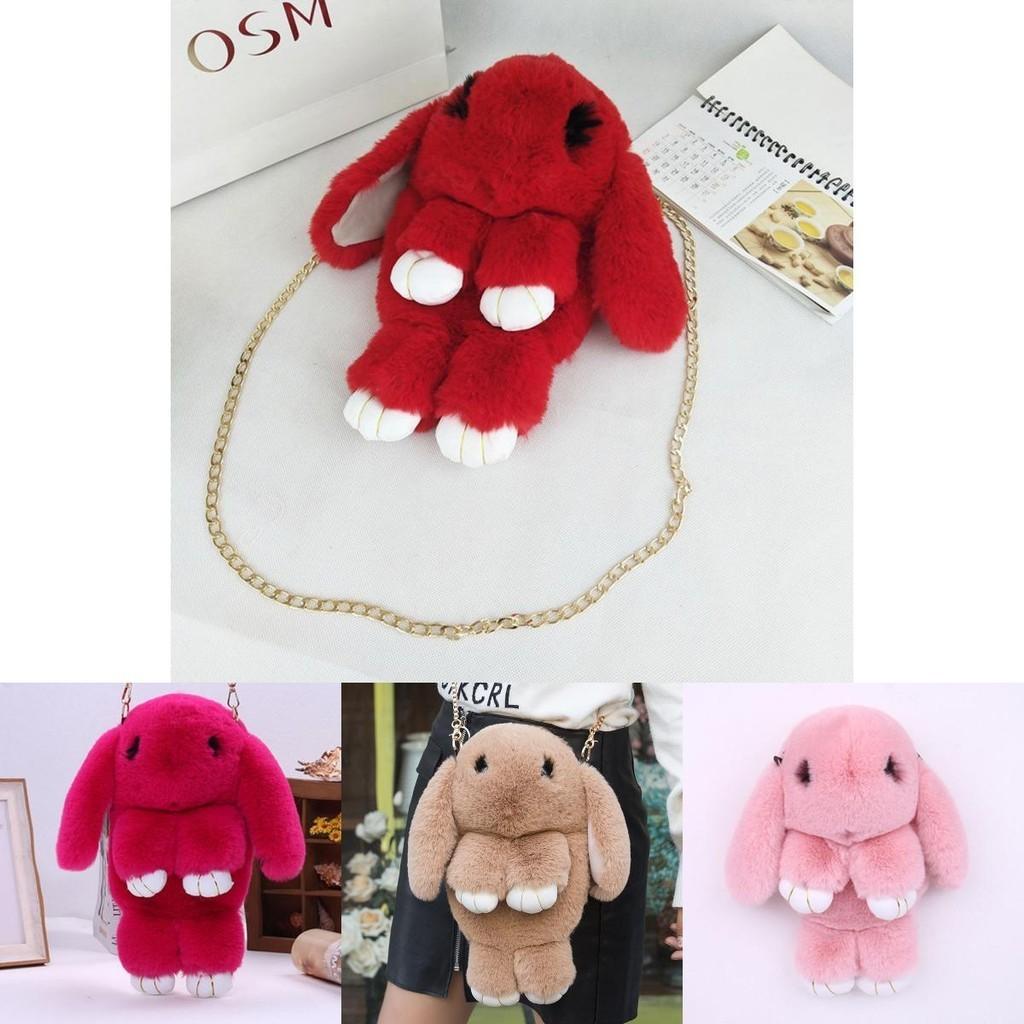 Entzückende Hasen-Geldbörse Tragetasche Häschen Rucksack Umhängetasche für tägliche Abenteuer