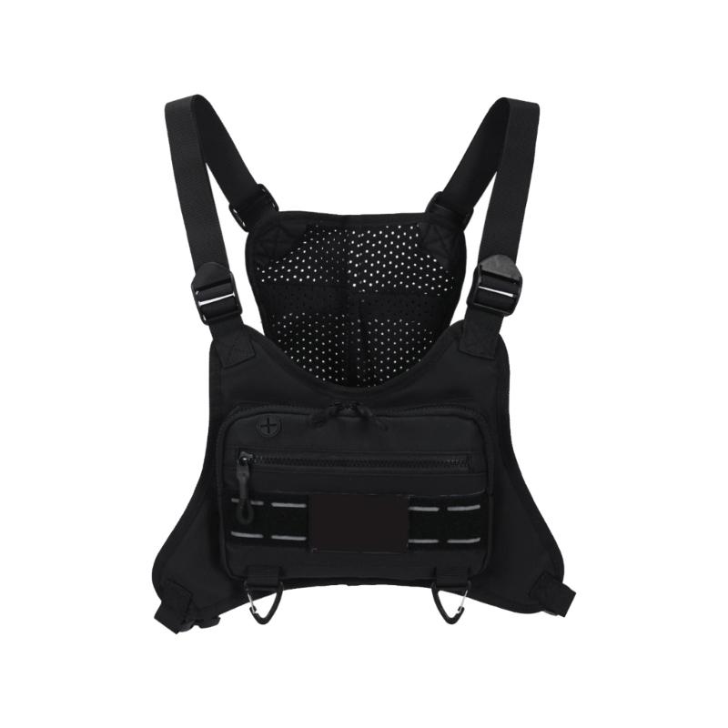 Waterproof Running Chest Pack with Adjustable Straps Durability Crossbody Slings Bag For Outdoor Sports Hiking Cycling
