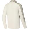FILA Fitness Color Block Fleece Knit Comfortable Long Sleeve T-Shirt Men Tops White-Birch Gray A11M511222F-GY