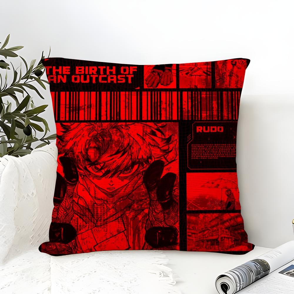 Dark Fantasy Comic G-Gachiakuta 4 Pillow Case Linen Pillow Case Sofa Home Decor Cushion Cover Cushion Cove