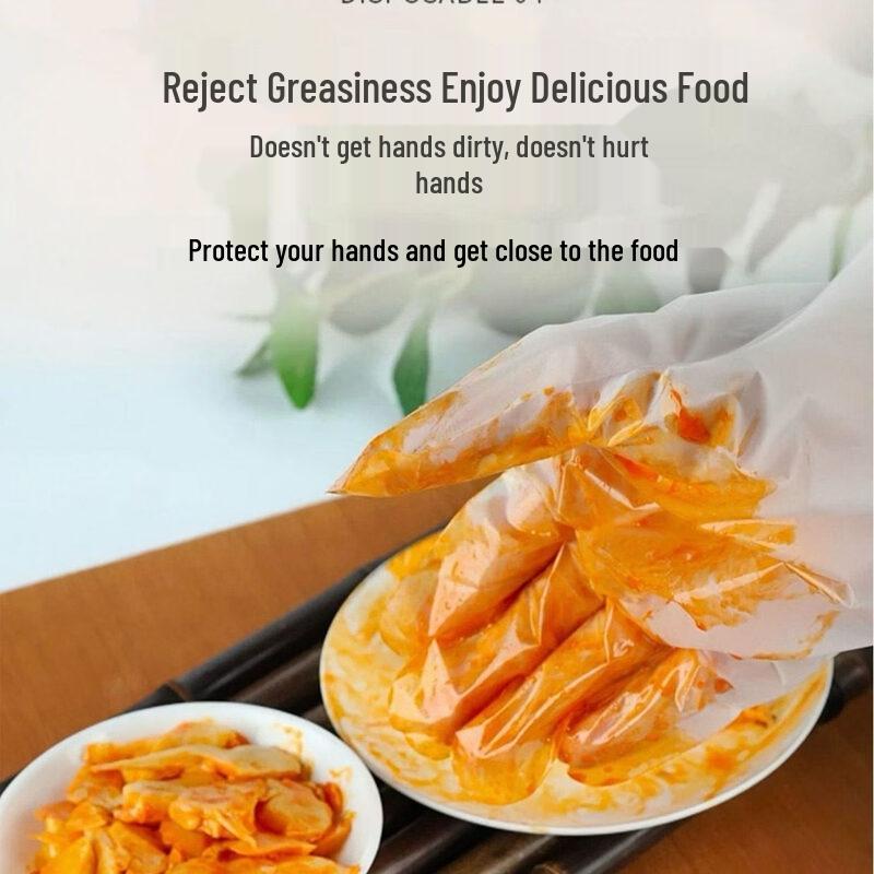 ZISIZ Jednorazowe rękawiczki TPE klasy spożywczej