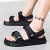 Couple's Hook and Loop Sandals Men's And Women's Summer Flat Sandals Beach Shoes Man Casual Shoes Outside Men's Sports Sandals