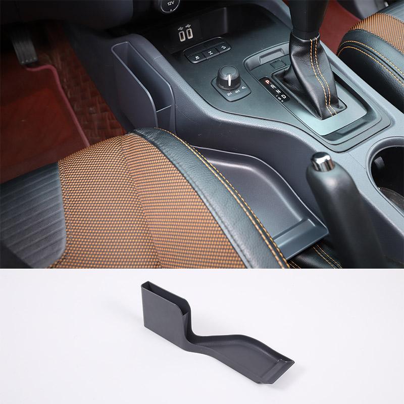 Pour Ford Ranger T7 T8 2015-21 ABS noir voiture tableau de bord Position de conduite fusible boîte de rangement caché boîte de rangement garniture voiture accessoires