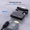 HDMI to VGA Converter with Audio for HD Video, Computer, Set-Top Box, Projector, TV, and Monitor