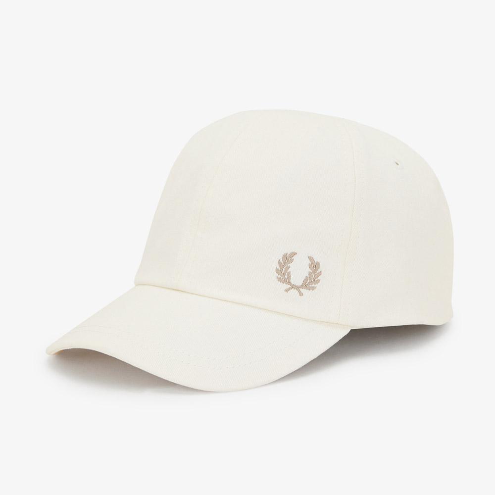 FRED PERRY Washed Twill Cap - Ecru Cfpu2417718-560