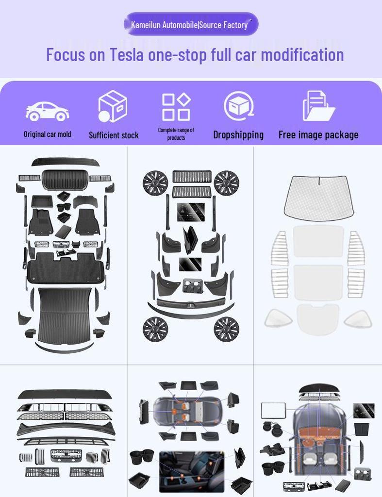 Compatible Under-Seat Full Coverage Kick Protectors for 25 Tesla Model Y/YL Variants