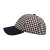Men Autumn Winter Plaid Contrast Color Cap Baseball Cap Women Sun Hat Ponytail Panama Cap Visor Hats Snapback Hat