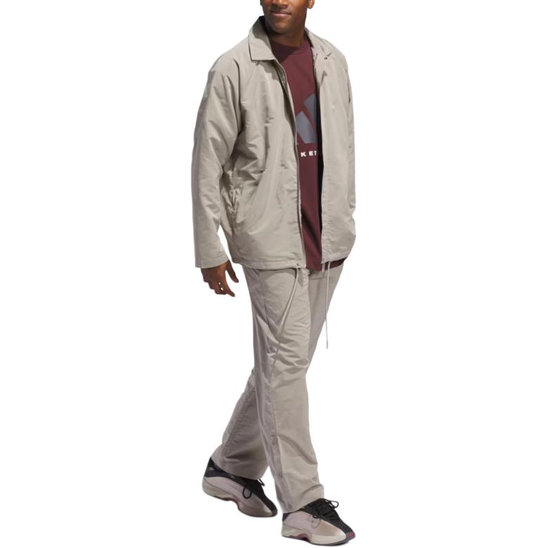 Adidas Basketball Gender Neutral Fashion Round Neck Comfortable Short Sleeve T-Shirt Unisex Tops Aurora-Red Ruby JD6128