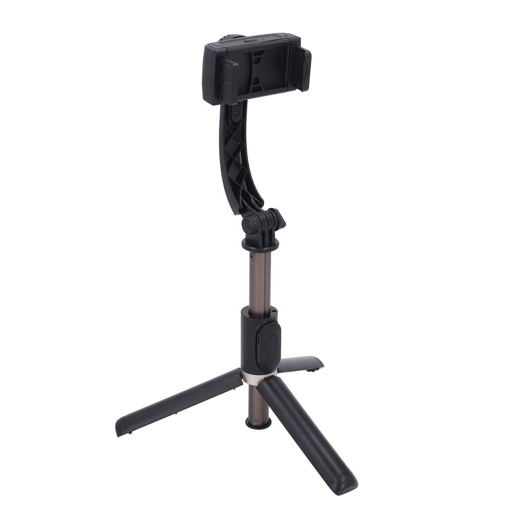 Smartphone Stabilizer Auto Balance 360 Degree Rotation 1 Axis Extendable Selfie Stick Tripod with Wireless Remote for