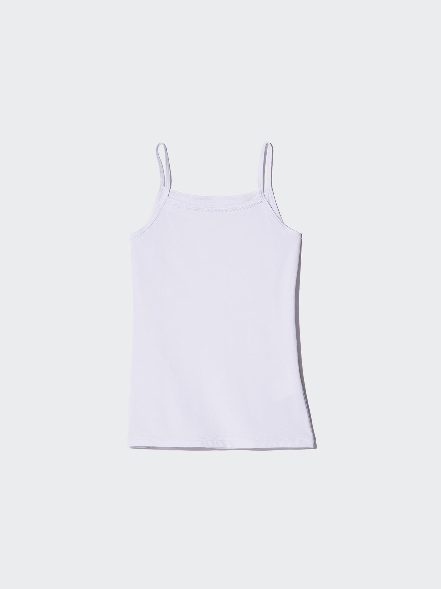 

Uniqlo Japan Girls Air Rhythm Cotton Blend Camisole 70 LIGHT PURPLE/120