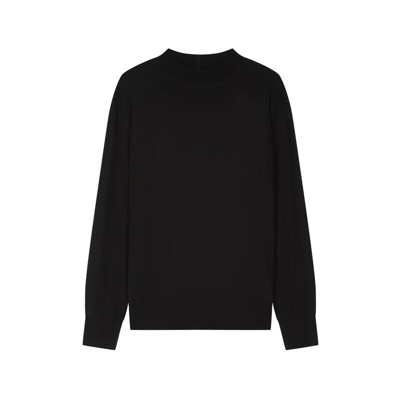 Pull en laine à col montant et manches longues coupe slim pour homme CROQUIS Automne 2024