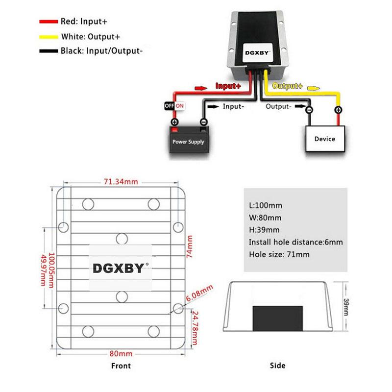 12V TO 14V 5A 8A 10A 20A 25A 30A DC Power Converter 12V TO 13.8V Automotive Equipment Using Power Boost Module CE certification