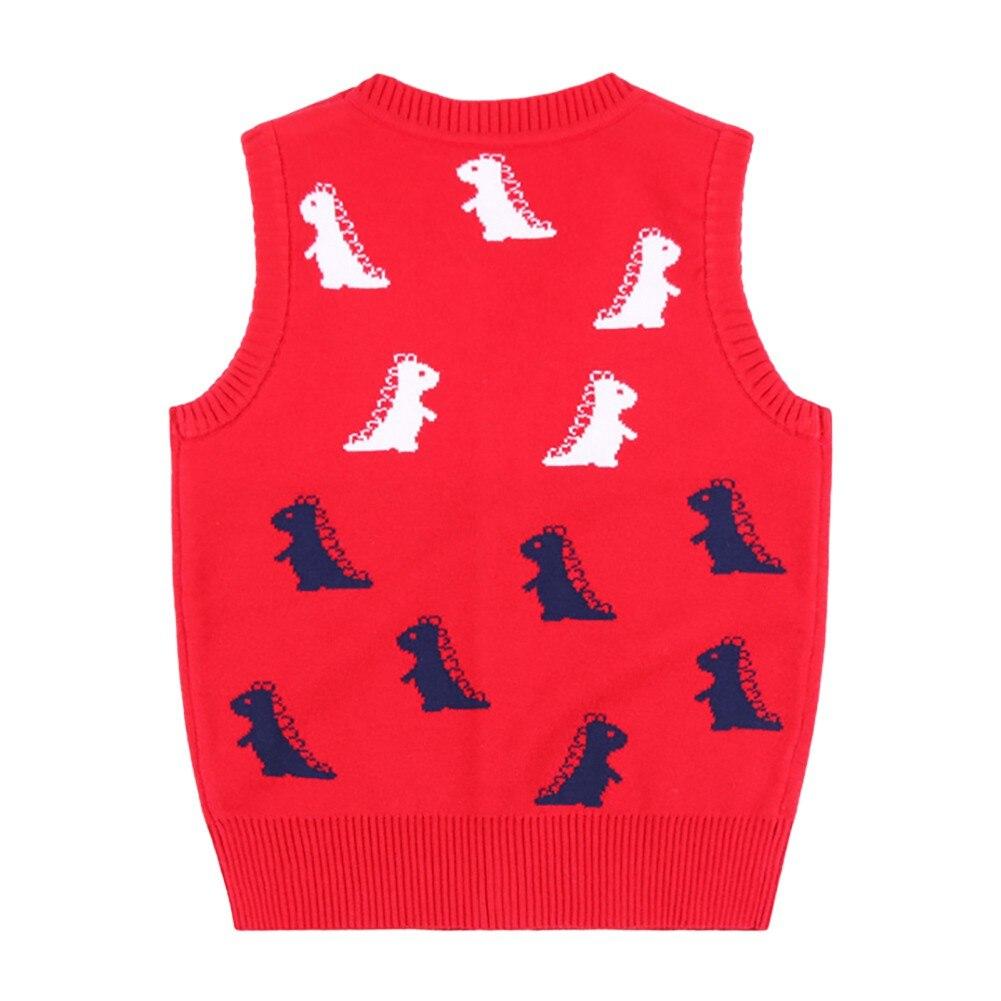 Осінь-зима Дитячий в’язаний светр Жилет Кардиган Дитячий светр з v-подібним вирізом для хлопчиків Жилет на ґудзиках Дівчинка для малюків Повсякденний верхній одяг 1-7 років