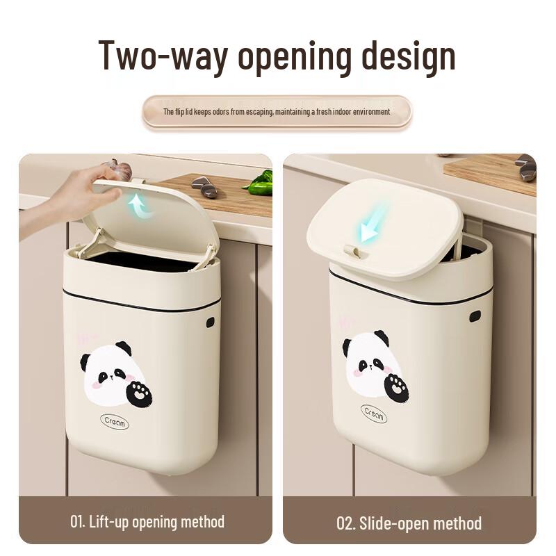 Wall-Mounted Kitchen Trash Can